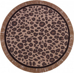 Tapis Petit Vloerkleed Rug D120cm - Leopard