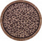 Tapis Petit Vloerkleed Rug D120cm - Leopard