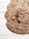Thats mine vloerkleed schelp licht bruin - Small - 66 x 75 cm - 100% Bio katoen