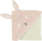 beaubybo Trixie Hooded Towel Mrs Rabbit - 75 x 75 cm - Handdoek met kap