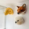 beaubybo Wild & Soft Chloe dierenkop pluche wanddecoratie - Sneeuwuil