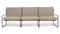 Ferm Living - Desert 3-zitsbank - Zwart/Donkerzand