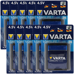 Varta High Energy 4912 flat battery 4.5V, MN1203, 3LR12, 3LR12P box of 10