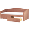 Beliani VITTEL - Bed with storage - Pink - Polyester