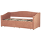 Beliani VITTEL - Bed with storage - Pink - Polyester