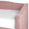 Beliani VITTEL - Bed with storage - Pink - Polyester