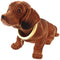 The original dachshund brown large approx. 30x20cm, the original since 1965, the original booblehead