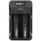 ANSMANN Lithium 2 charger for 1-2 Li-Ion battery 3.6V, 3.7V with LED charge status indicators, black