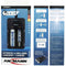 ANSMANN Lithium 2 charger for 1-2 Li-Ion battery 3.6V, 3.7V with LED charge status indicators, black