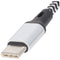 Universal charging cable 3in1 for Apple, USB-C, Miucro-USB robust with TPE sheathing, aluminum plugs
