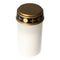 Grave light white with an LED, with realistic flickering candlelight, including batteries