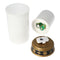 Grave light white with an LED, with realistic flickering candlelight, including batteries