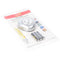 LED light with 3 LEDs each, mini LED light, easy attachment, including batteries
