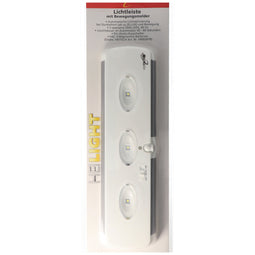 Light bar with motion detector, automatic click activation in the dark and in motion, 3x SMD LEDs, w