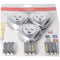 LED light set of 3, press me and I light up, mini LED lights, wireless, batteries included