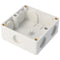 Junction box 92x92x45, junction box, gray canopy, thread M25 507