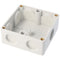 Junction box 92x92x45, junction box, gray canopy, thread M25 507