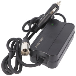 12V CAR CHARGER SUITABLE FOR POWERPACKS WITH 36 V, end-of-charge voltage 42V, max. 2 A charging curr