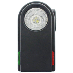 BW signal flashlight with additional filter discs red, green, black plastic housing without AA batte