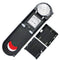 BW signal flashlight with additional filter discs red, green, black plastic housing without AA batte