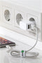 Dual USB charger 2.4 A, 2x USB output, white