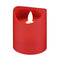 Set of 4 LED real wax candles in red, decoration ideal for Advent, Advent wreath and Christmas