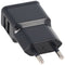 Dual USB charger 2.4 A, 2x USB output, black