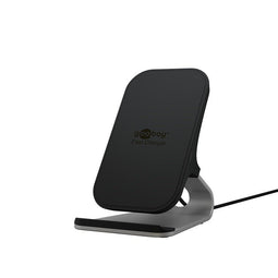 Wireless desktop fast charger ideal for smartphones and devices with Qi standard, 10 W, inductive ch