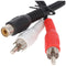 Audio-video cable 0.2 m 1 x cinch coupling> 2 x cinch plug