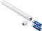 Set of 5 white LED real wax stick candles including remote control, the beautiful and safe lighting