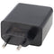 Dual USB fast charger USB QC3.0 28W black, charges up to 4x faster than standard chargers