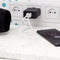 Dual USB fast charger USB QC3.0 28W black, charges up to 4x faster than standard chargers