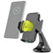 Qi standard quick charging technology for smartphones with universal windshield holder