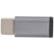 USB-C adapter for connecting a USB-C device with the older USB 2.0 Micro-B cable or connector