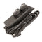 Socket strip 2-way outdoor with flap color black IP44 cross-section 1.5mm² for 2x Schuko plugs