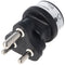 Travel plug for the South Africa plug, protective contact socket, also suitable for Namibia