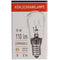Oven lamp E14, 15 watts temperature resistant up to 300 ° C