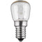 Oven lamp E14, 15 watts temperature resistant up to 300 ° C