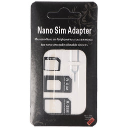 SIM card adapter 4in1, adapter micro-SIM to SIM, nano-SIM to SIM, nano-SIM to micro-SIM
