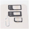 SIM card adapter 4in1, adapter micro-SIM to SIM, nano-SIM to SIM, nano-SIM to micro-SIM