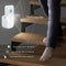 LED night light with automatic emergency lighting, anti-blackout, practical flashlight function, wit