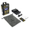 4-channel Li-ion and NiMH LCD fast charger with single channel starter for 18650, AA, AAA, C and D