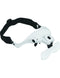 LED glasses with magnifying glass and 5 interchangeable dioptres, also ideal for those who wear glas