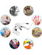 LED glasses with magnifying glass and 5 interchangeable dioptres, also ideal for those who wear glas