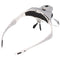 LED glasses with magnifying glass and 5 interchangeable dioptres, also ideal for those who wear glas