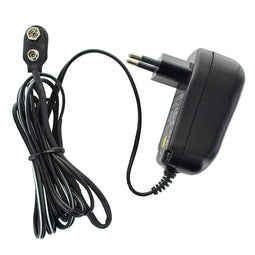 Universal power supply with 9 volt battery connection, perfect to replace classic 9 volt batteries o