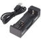 Fast charger for Li-ion batteries 3.6 - 3.7 volts, also charges protected 20700, 21700 with excess l