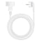 Extension cable Schuko 5 meters, 5m extension cable, 230V AC, 16A, white