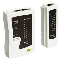 Line testers, network testers, cable testers for RJ11, RJ12, RJ45, ISDN, CAT5, CAT6