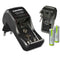 Plug charger BC-1001A including 2 pieces of NiMH batteries Micro AAA, 800mAh